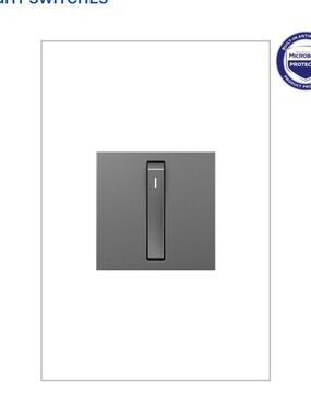 Legrand Adorne Whisper Switch Megnesium New